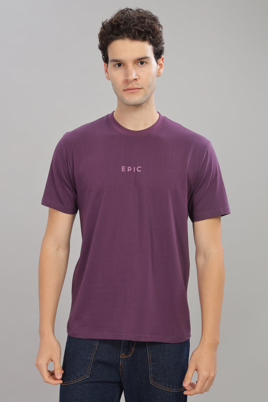 Berry purple Tee