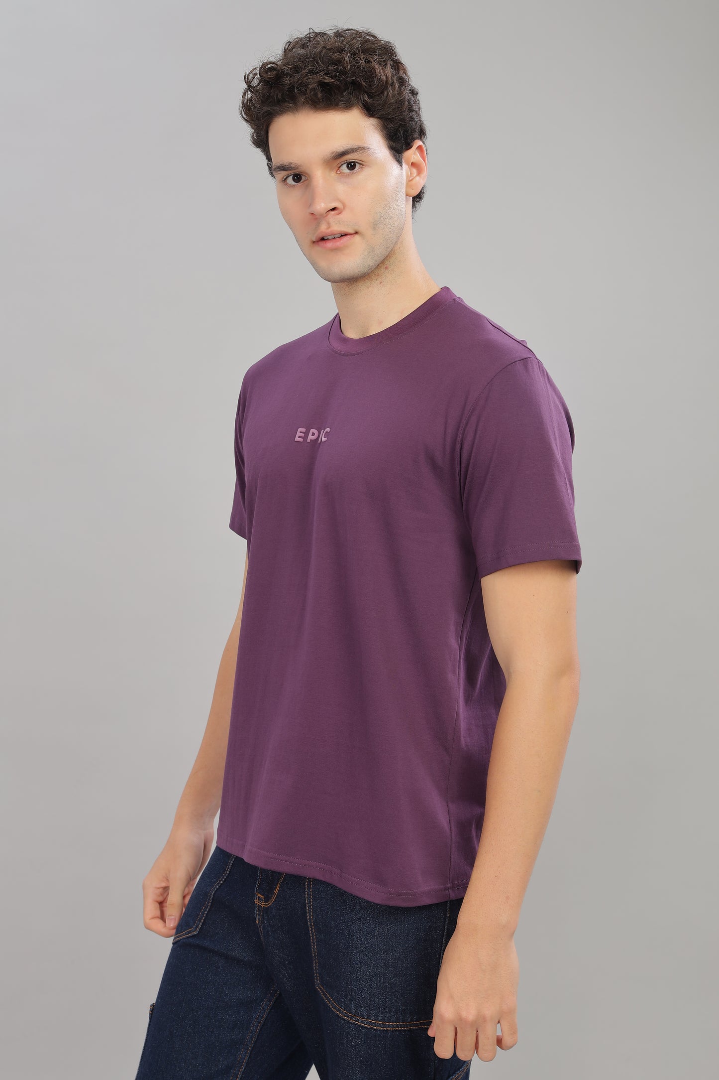 Berry purple Tee