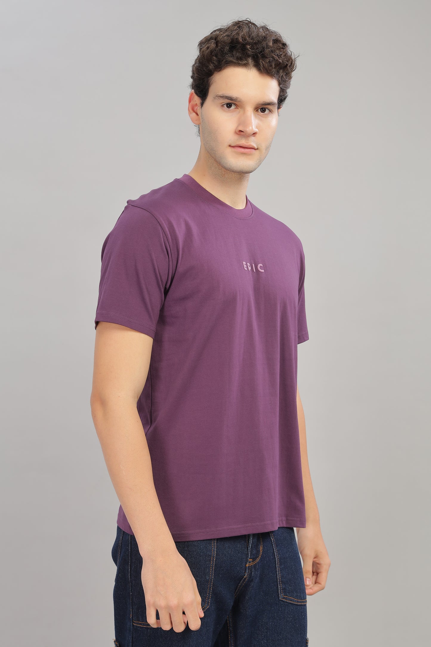 Berry purple Tee